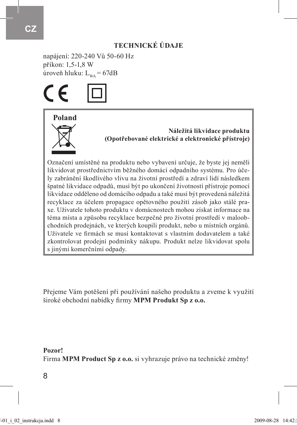 Poland | MPM MMU-02 User Manual | Page 8 / 24