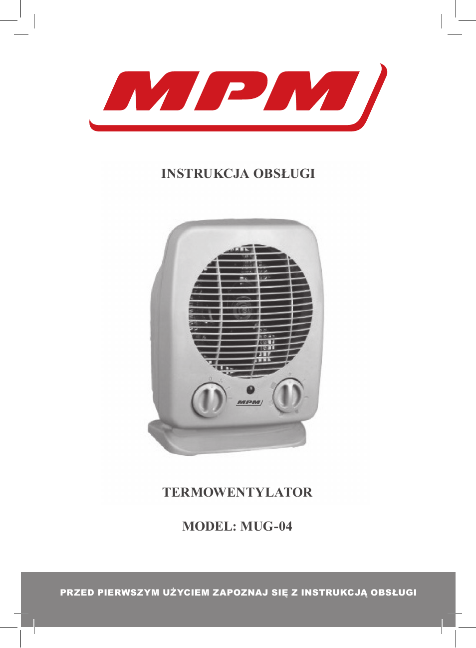 MPM MUG-04 User Manual | 24 pages