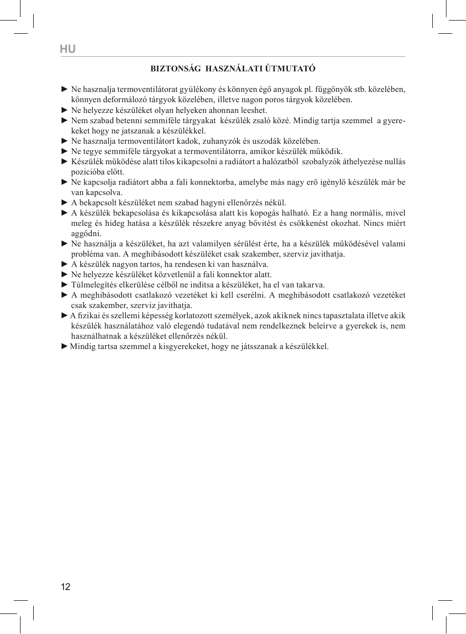 MPM MUG-04 User Manual | Page 12 / 24