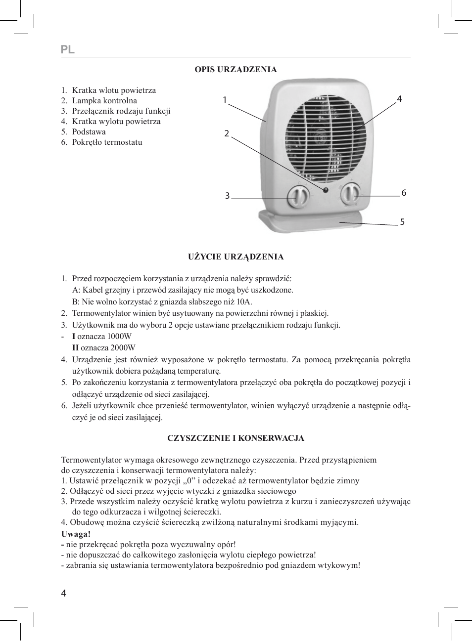 MPM MUG-04 User Manual | Page 4 / 24