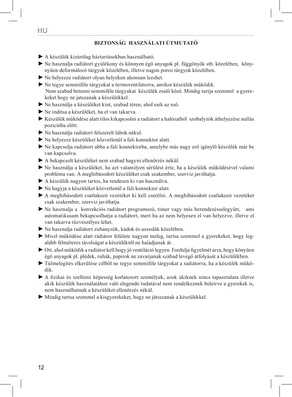 MPM MUG-03 User Manual | Page 12 / 24