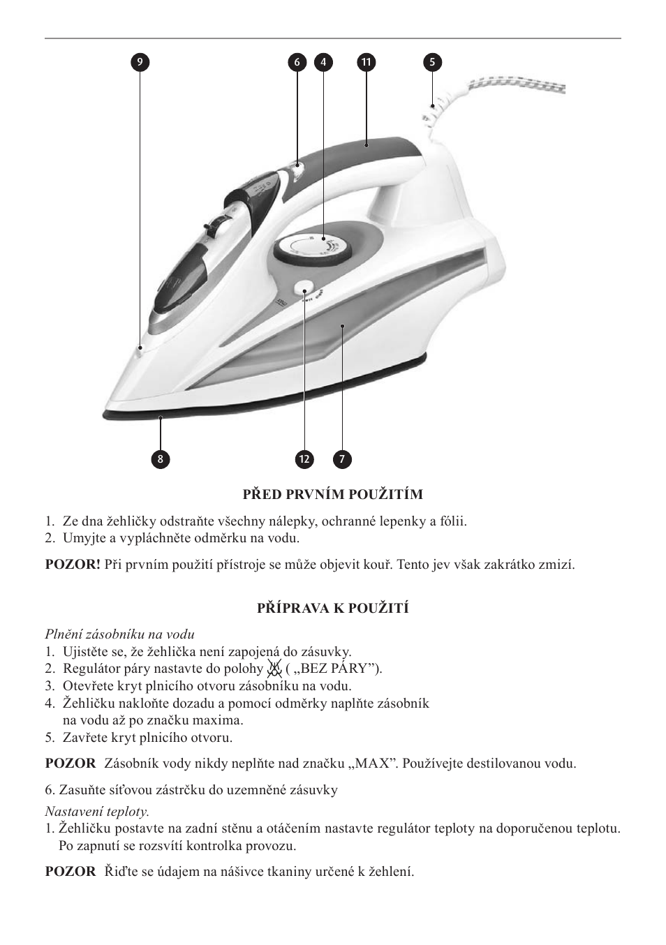 MPM MZE-04 User Manual | Page 9 / 36