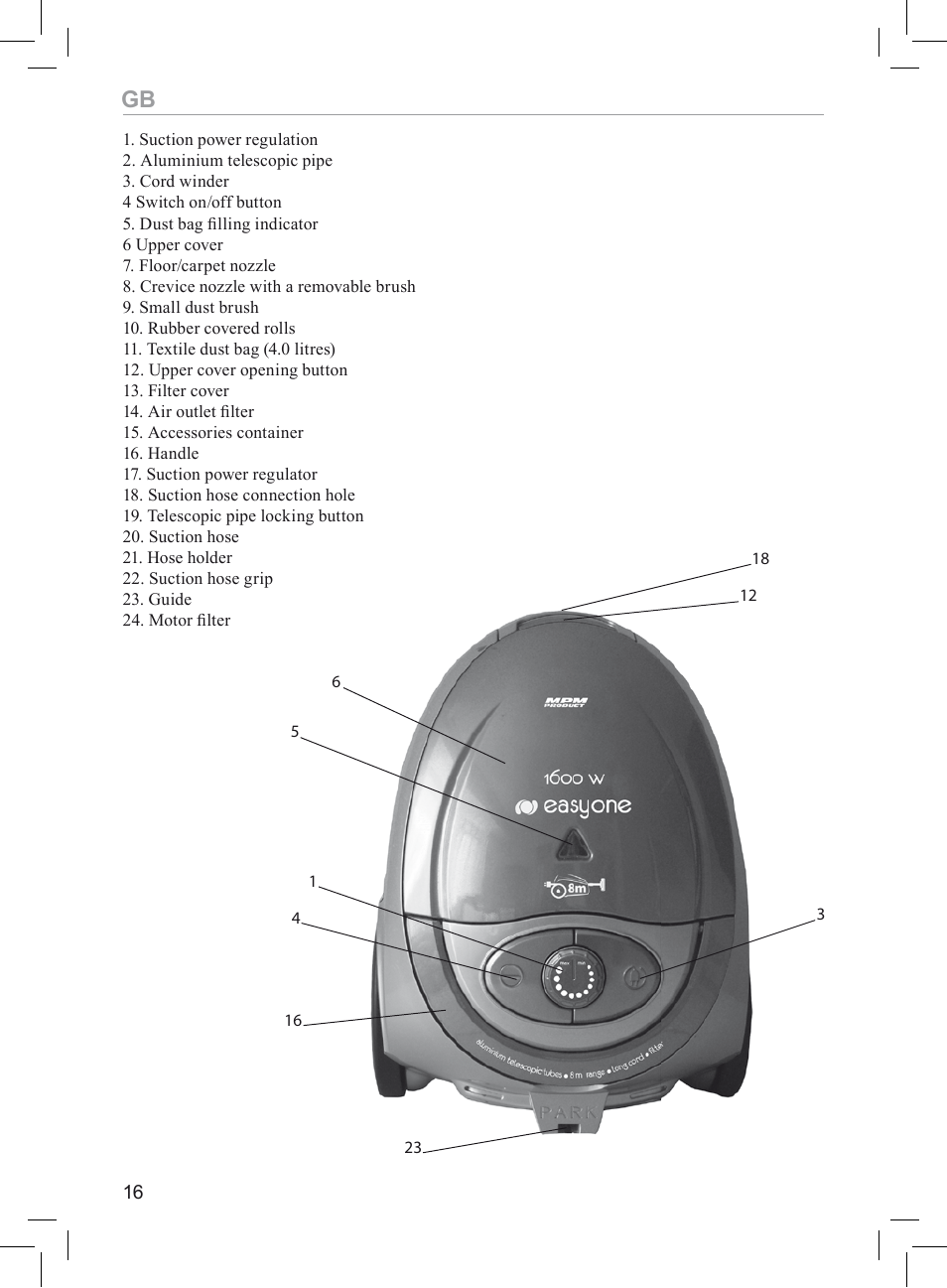 MPM MOD-05 User Manual | Page 16 / 48