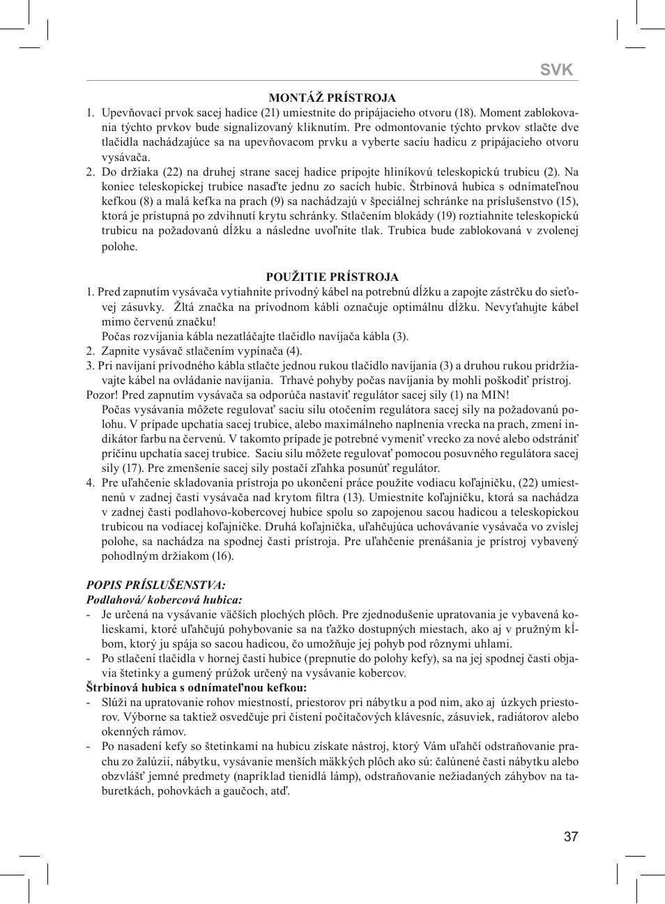 MPM MOD-05 User Manual | Page 37 / 48