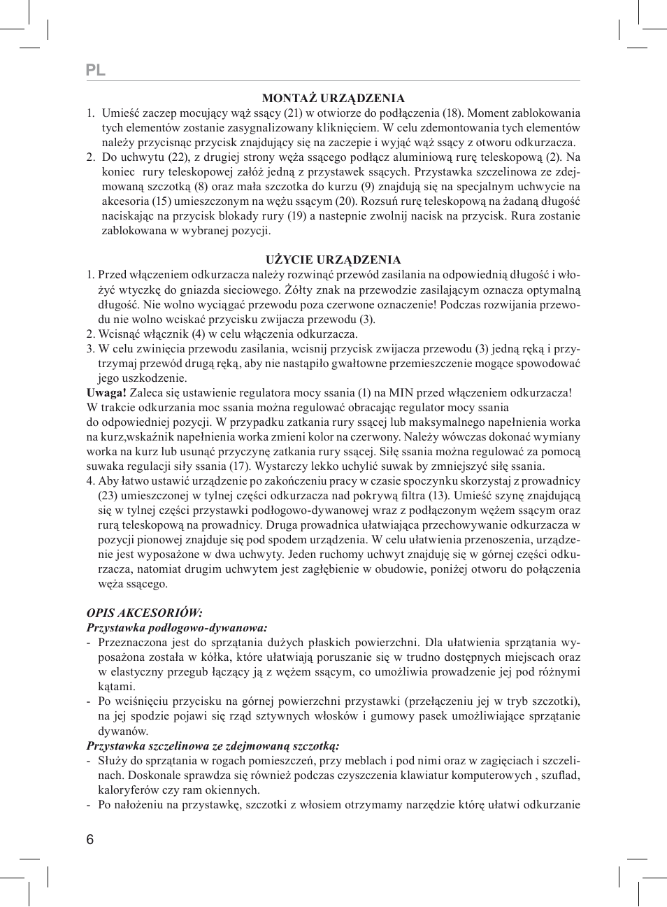 MPM MOD-05 User Manual | Page 6 / 48