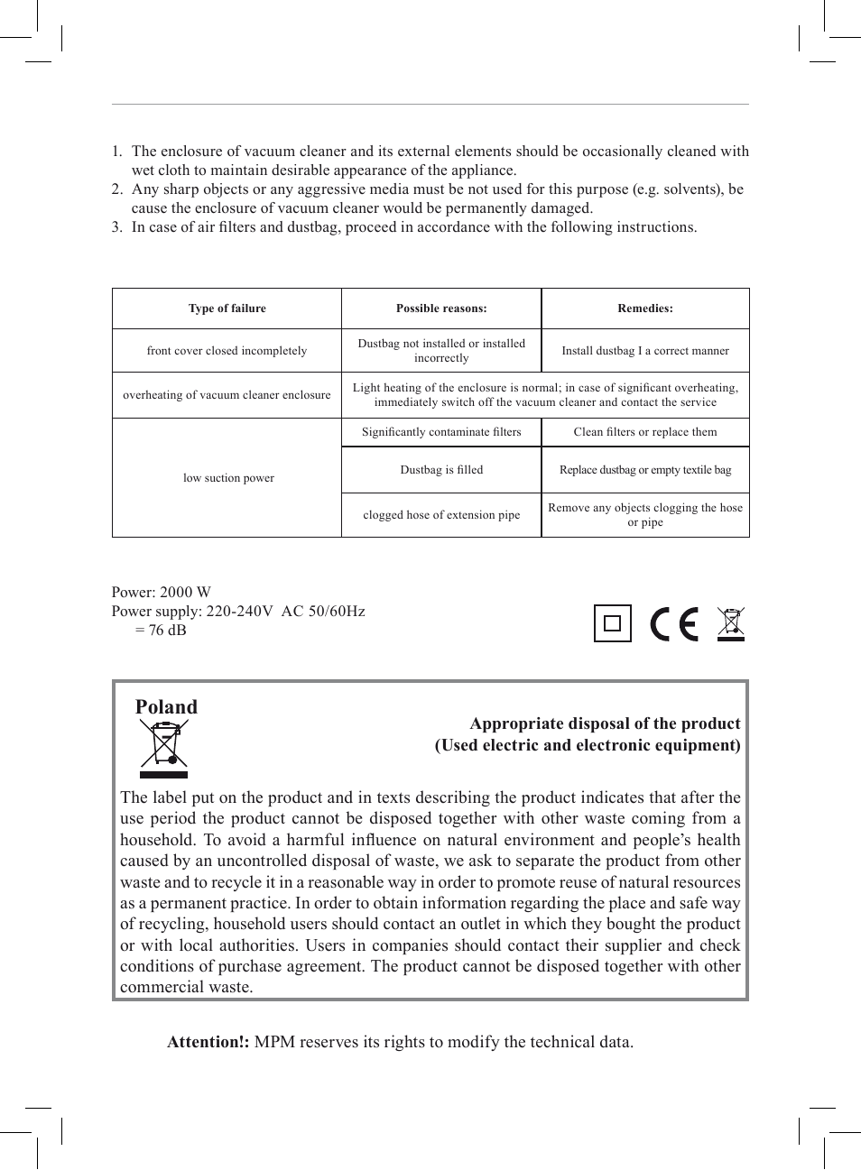 Poland | MPM MOD-04 User Manual | Page 20 / 48