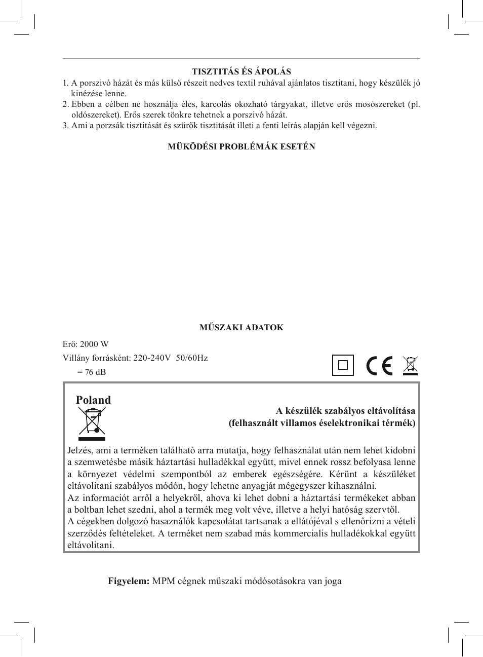 Poland | MPM MOD-04 User Manual | Page 26 / 48