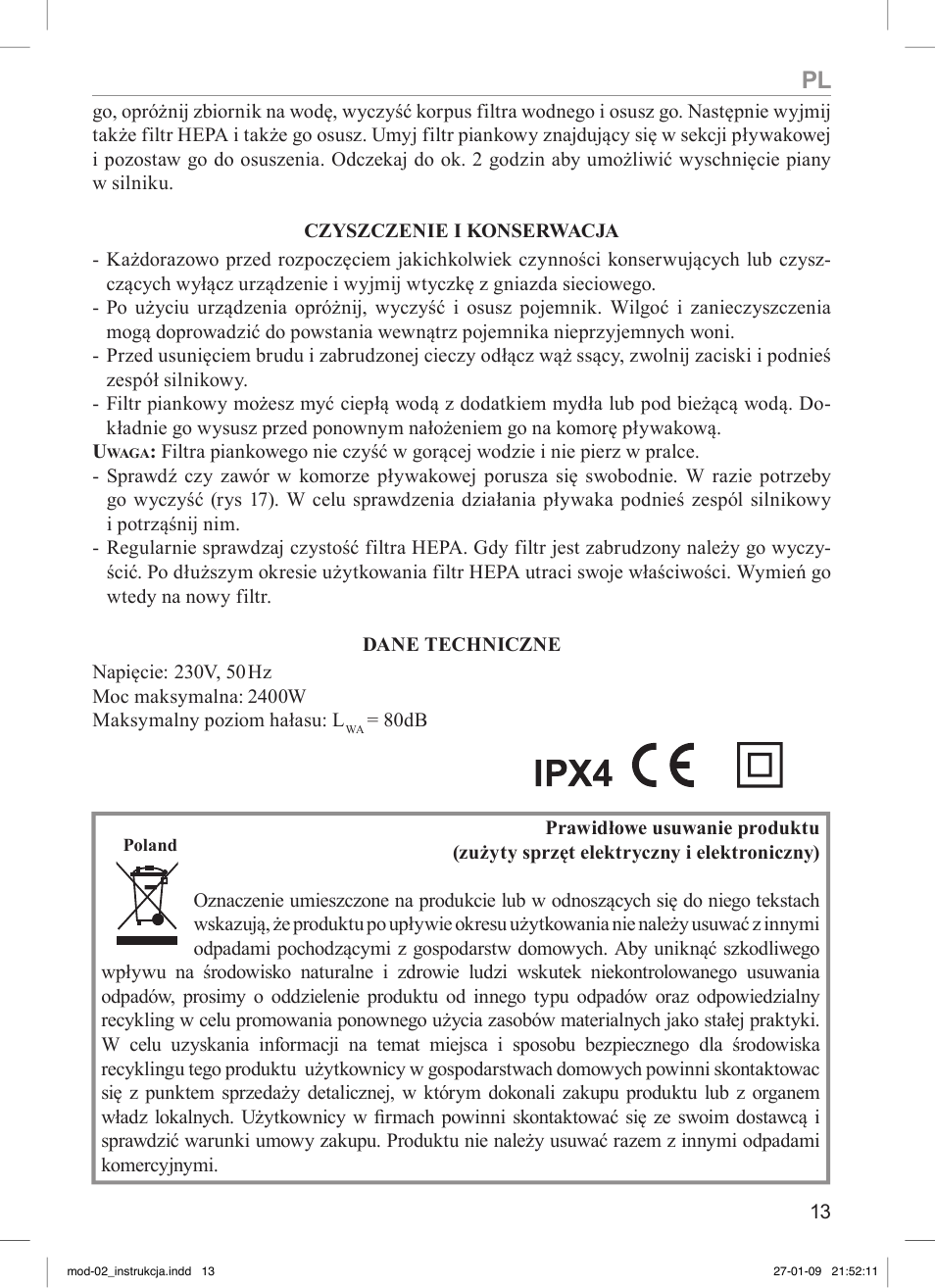 MPM MOD-02 User Manual | Page 13 / 84