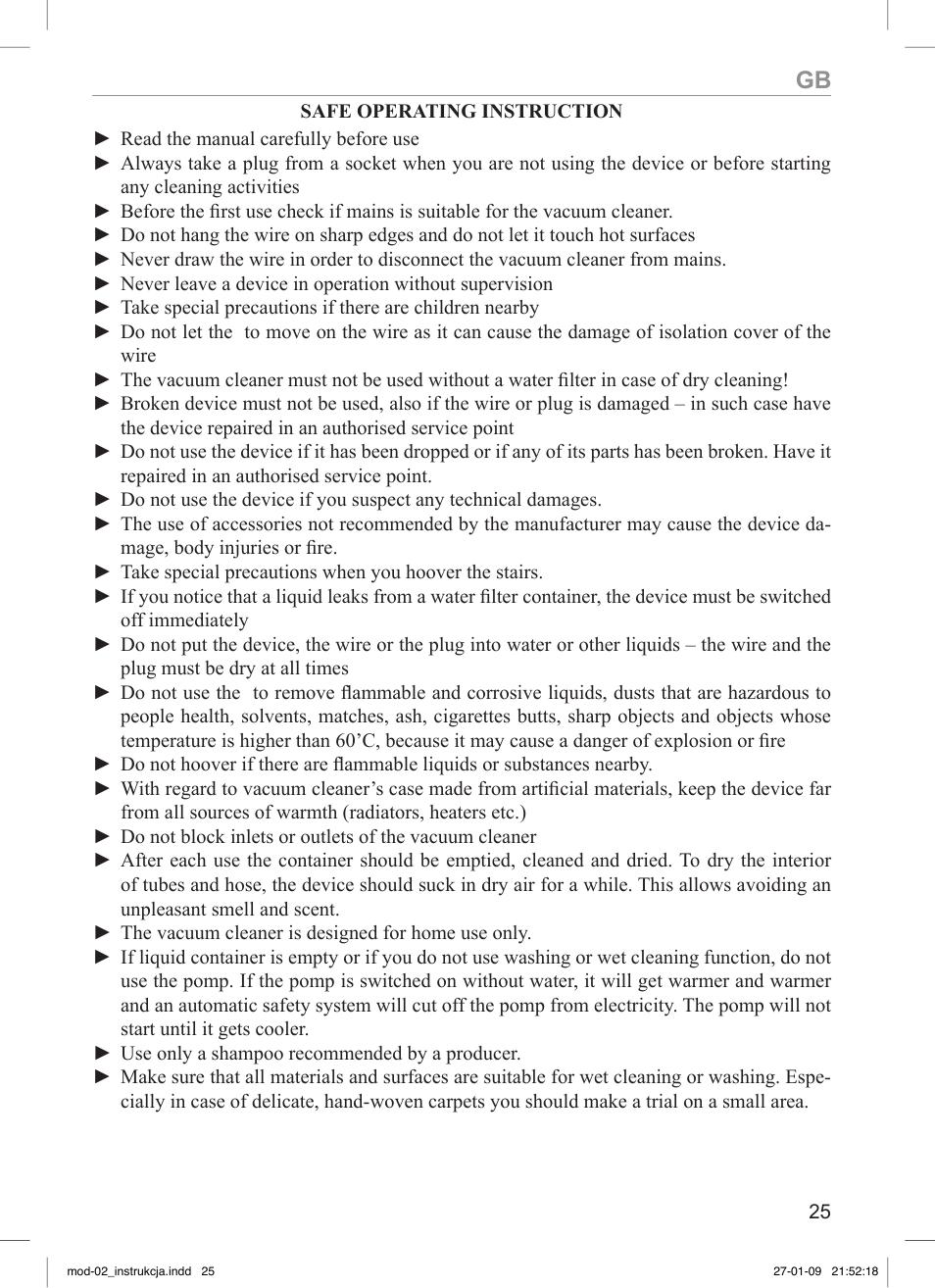MPM MOD-02 User Manual | Page 25 / 84