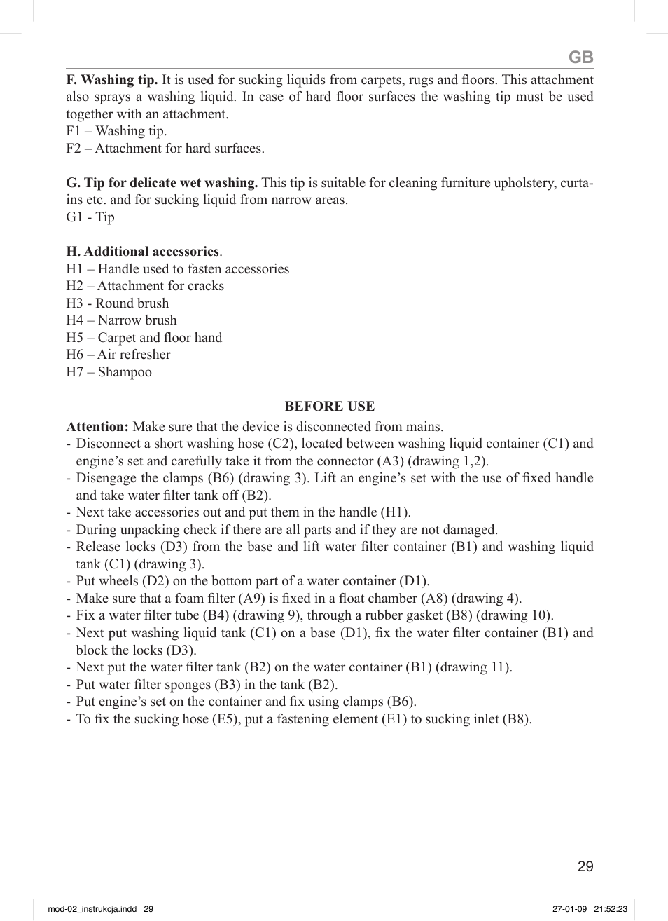 MPM MOD-02 User Manual | Page 29 / 84