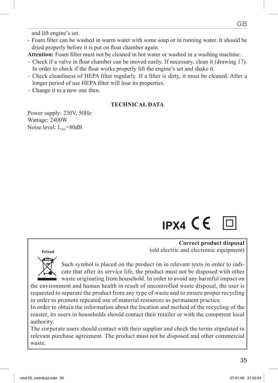 MPM MOD-02 User Manual | Page 35 / 84