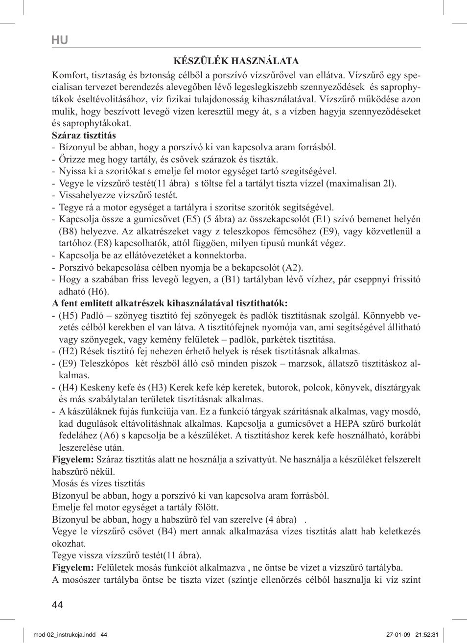 MPM MOD-02 User Manual | Page 44 / 84