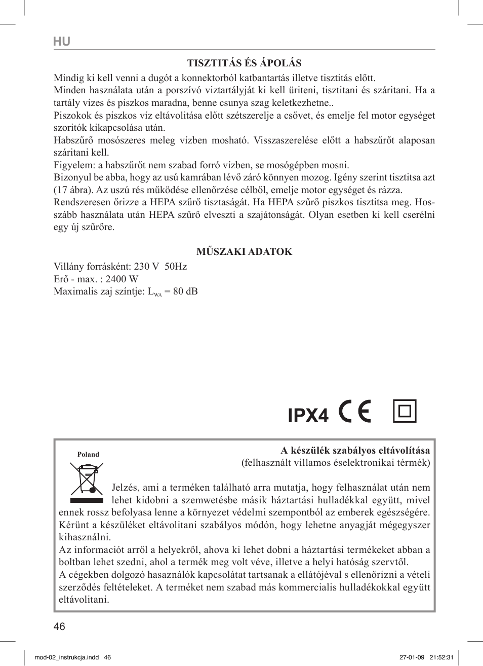 MPM MOD-02 User Manual | Page 46 / 84