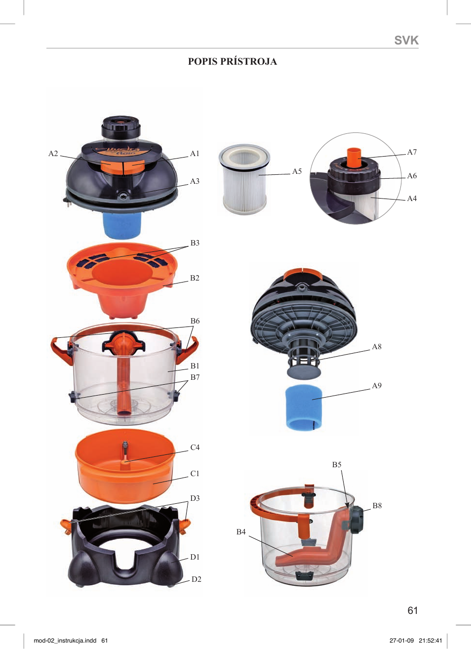 Popis prístroja | MPM MOD-02 User Manual | Page 61 / 84