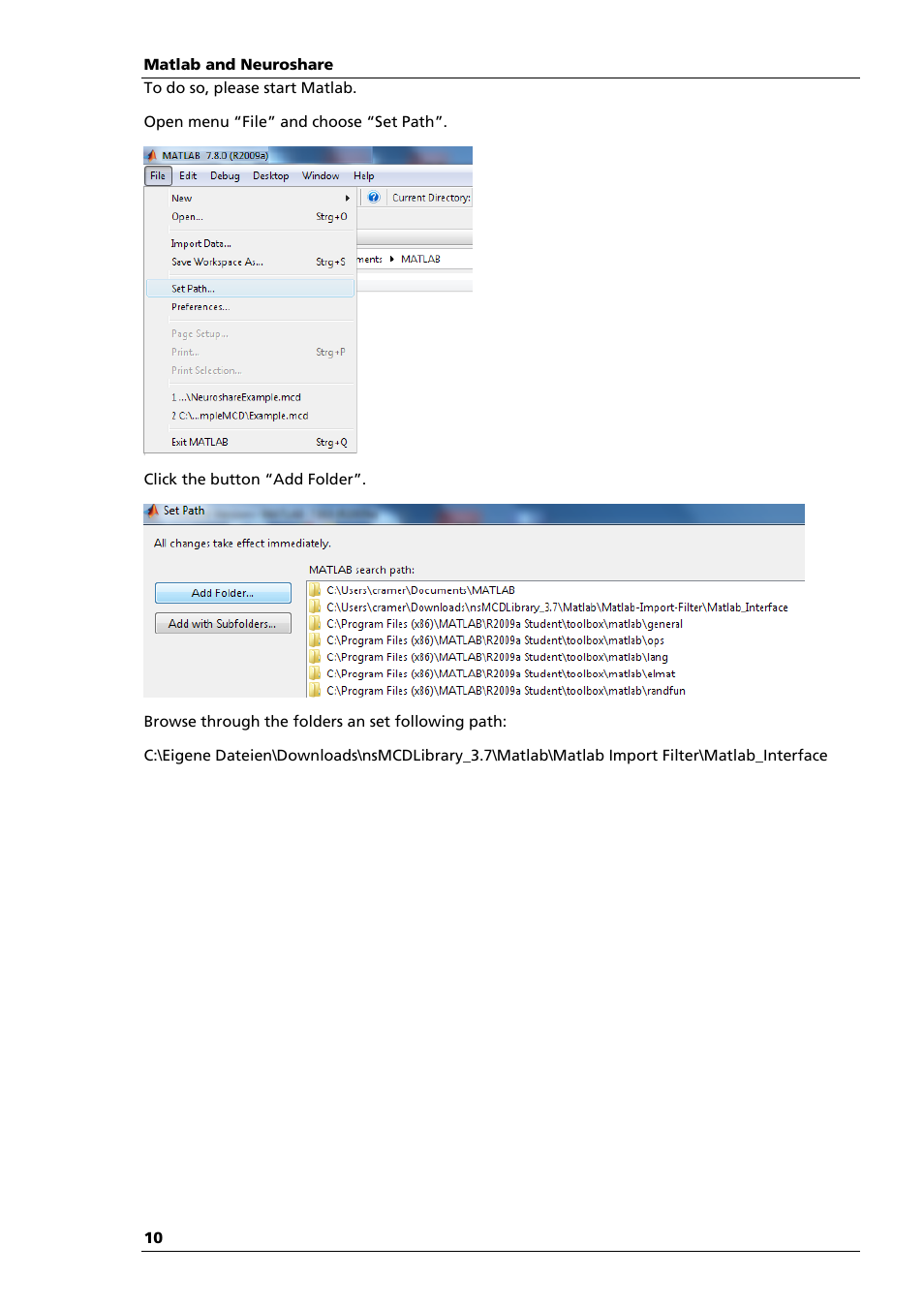 Multichannel Systems MATLAB Manual User Manual | Page 9 / 21