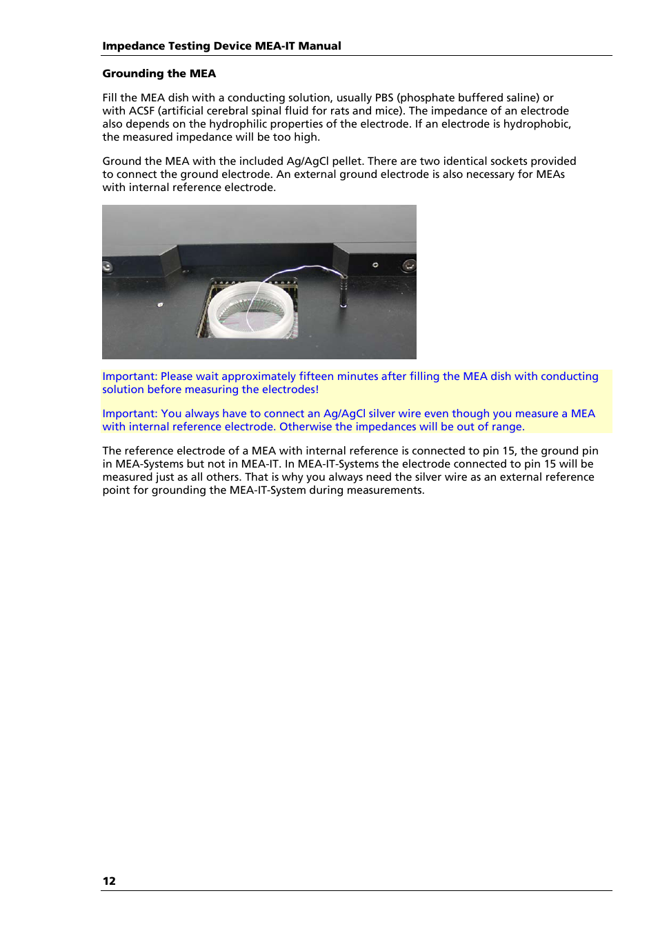 Multichannel Systems MEA-IT Manual User Manual | Page 16 / 30