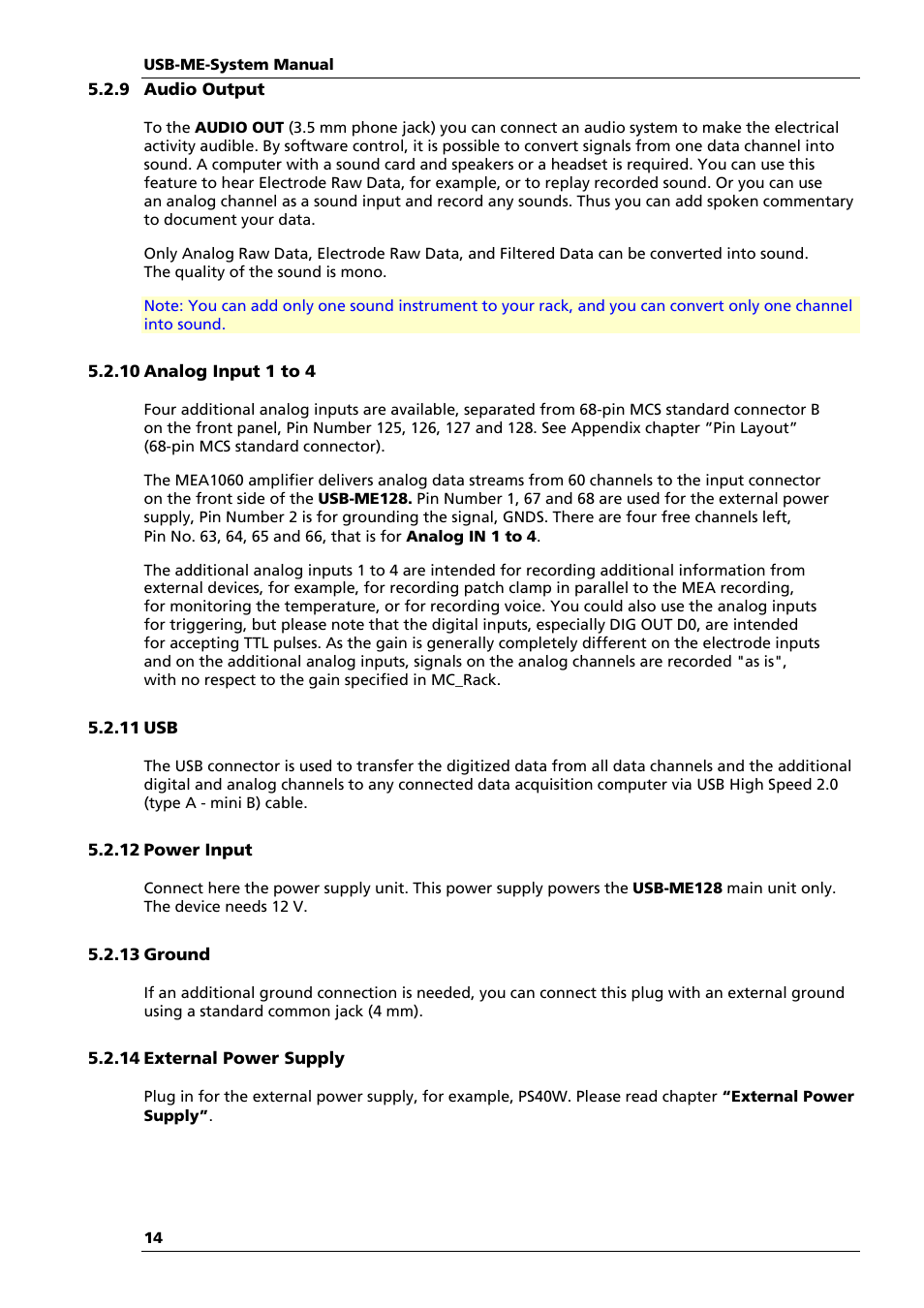 Multichannel Systems USB-ME64-128-256-Systems Manual User Manual | Page 18 / 36