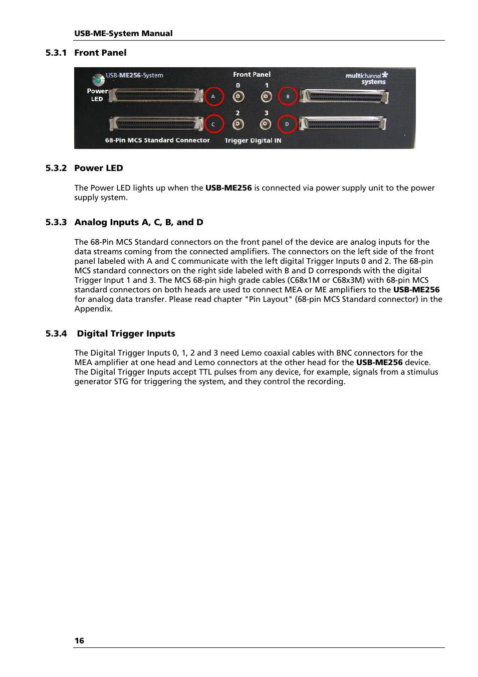 Multichannel Systems USB-ME64-128-256-Systems Manual User Manual | Page 20 / 36