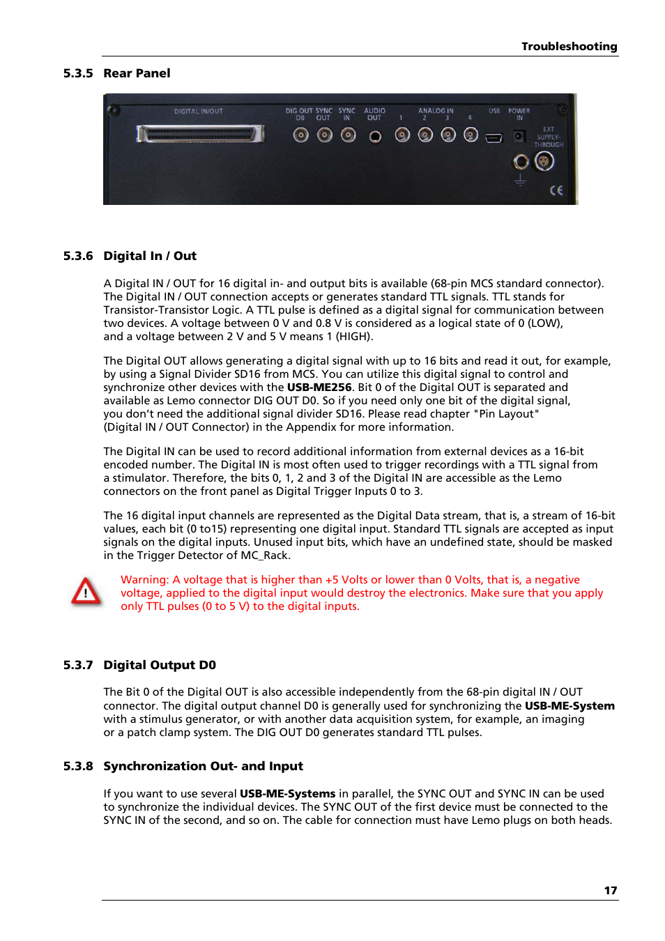 Multichannel Systems USB-ME64-128-256-Systems Manual User Manual | Page 21 / 36