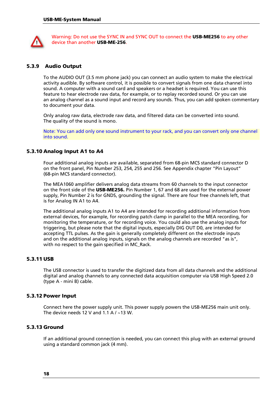 Multichannel Systems USB-ME64-128-256-Systems Manual User Manual | Page 22 / 36