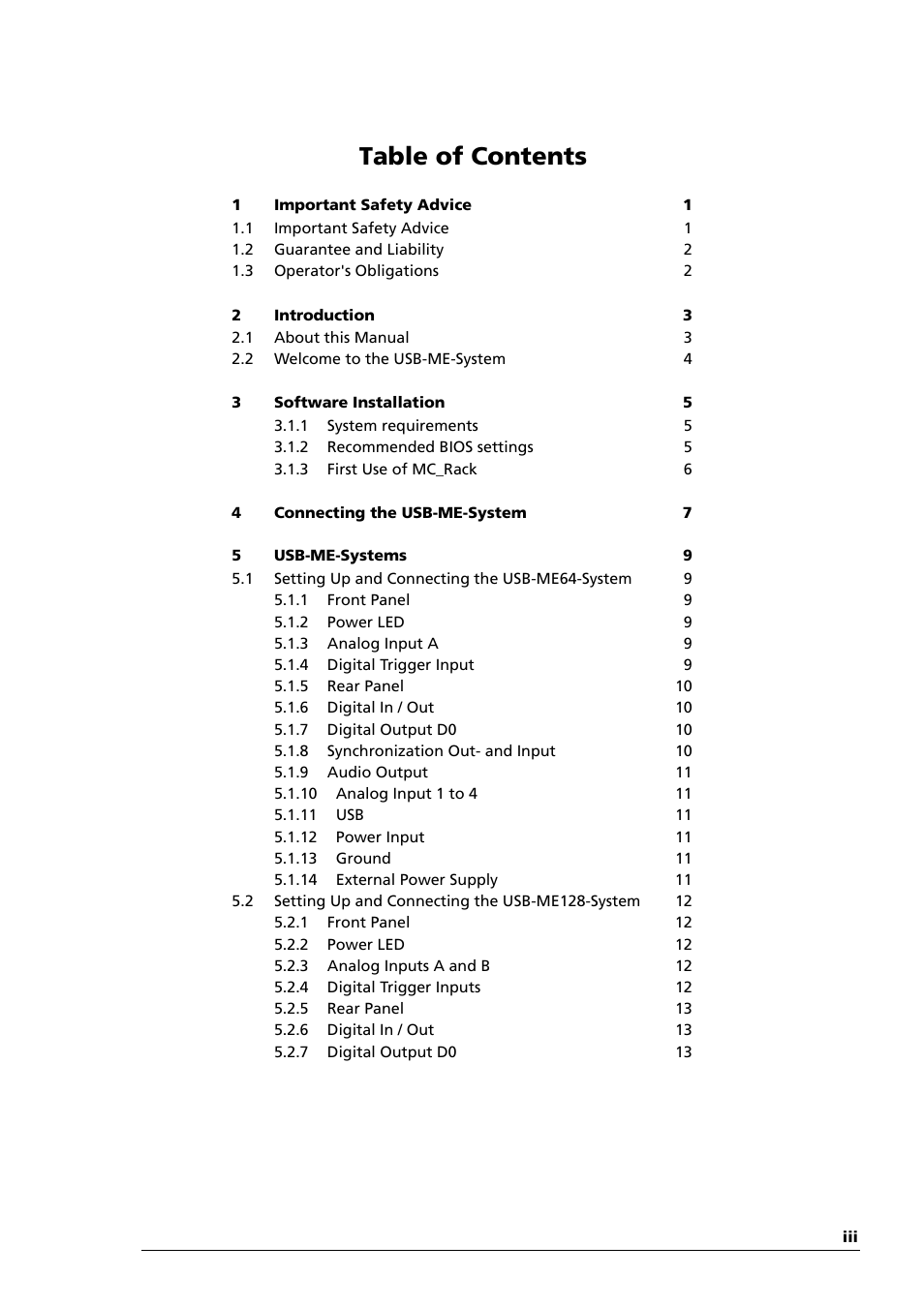 Multichannel Systems USB-ME64-128-256-Systems Manual User Manual | Page 3 / 36