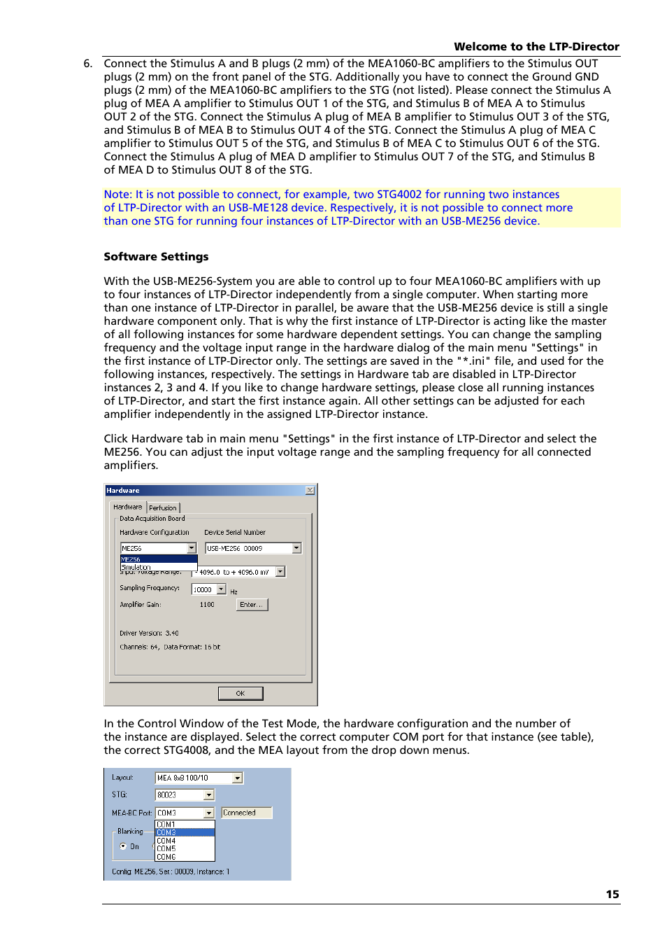 Multichannel Systems LTP-Director Manual User Manual | Page 19 / 89