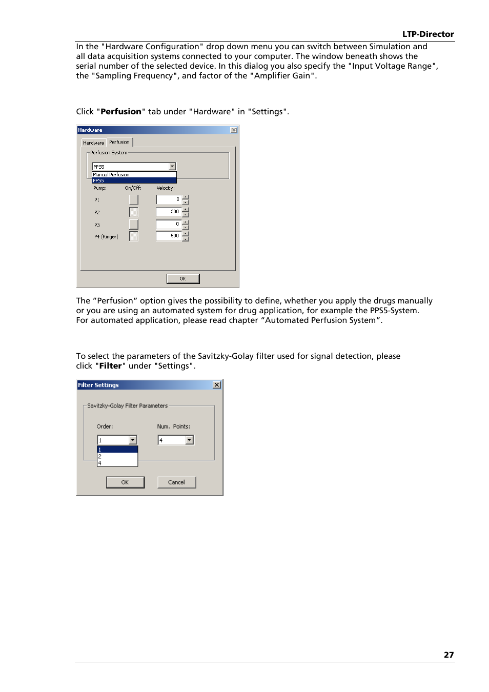 Multichannel Systems LTP-Director Manual User Manual | Page 31 / 89