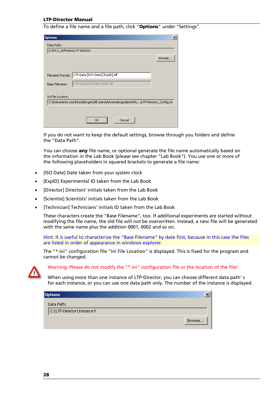 Multichannel Systems LTP-Director Manual User Manual | Page 32 / 89