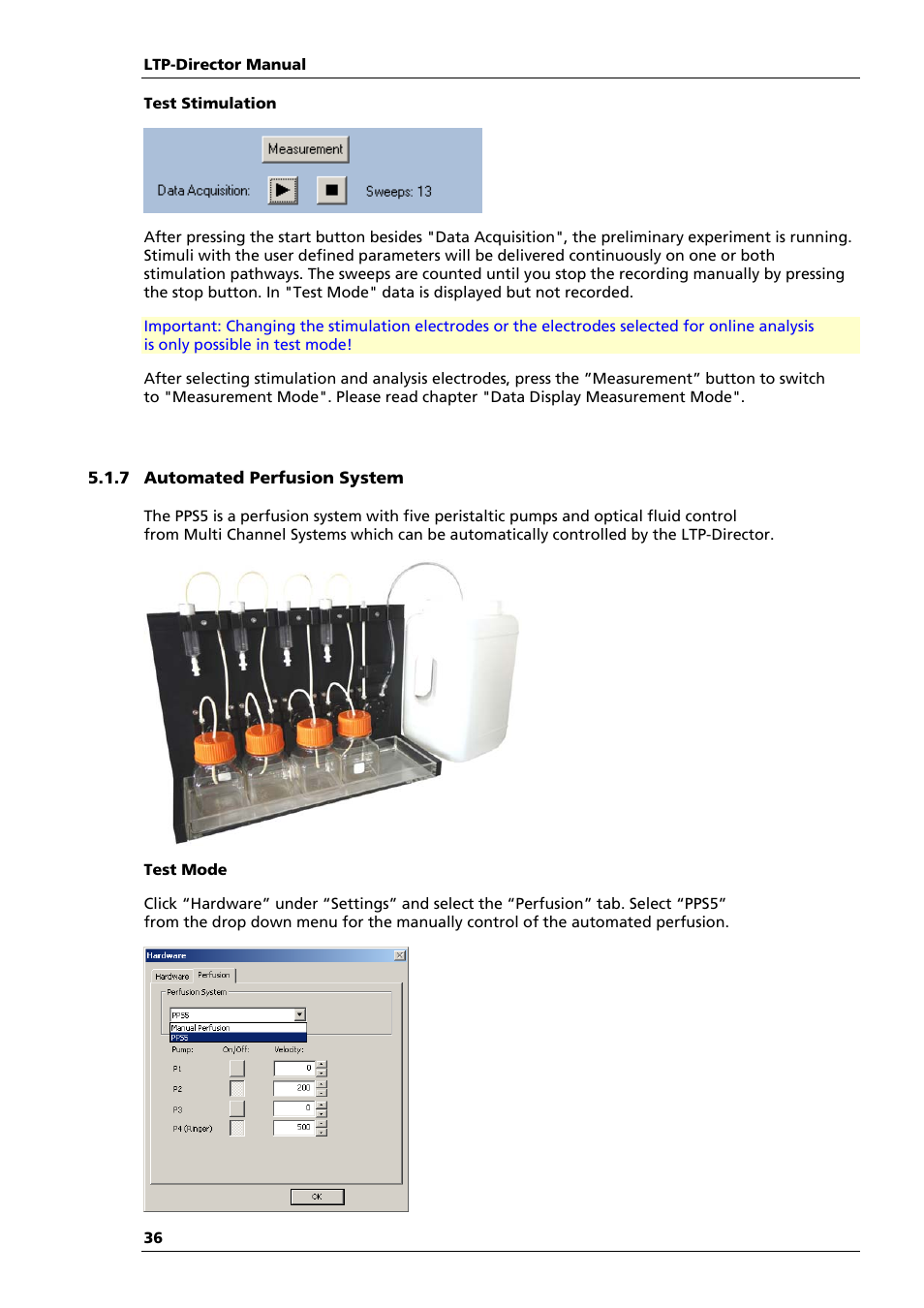 Multichannel Systems LTP-Director Manual User Manual | Page 40 / 89