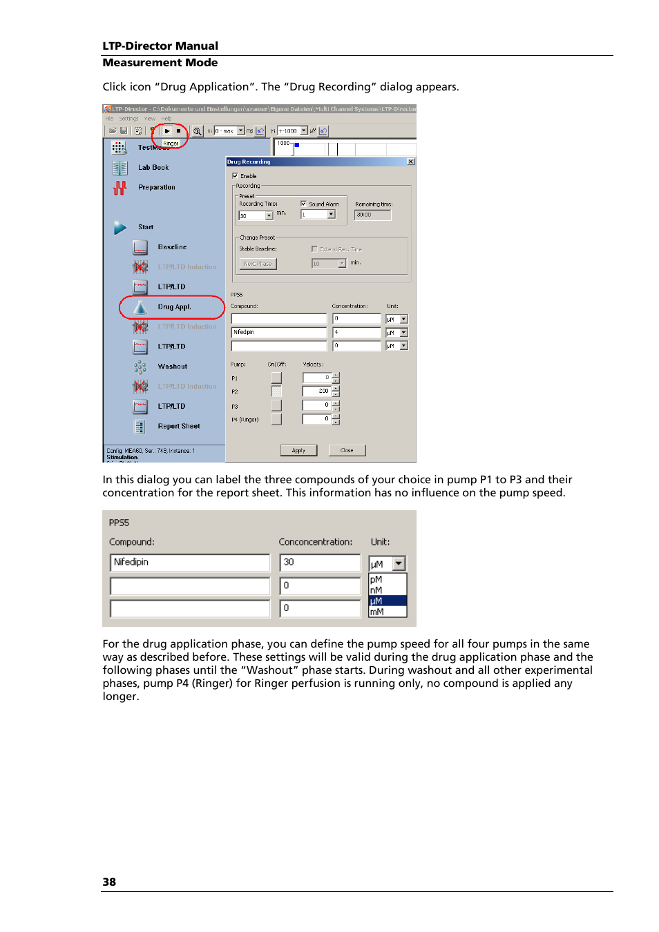 Multichannel Systems LTP-Director Manual User Manual | Page 42 / 89