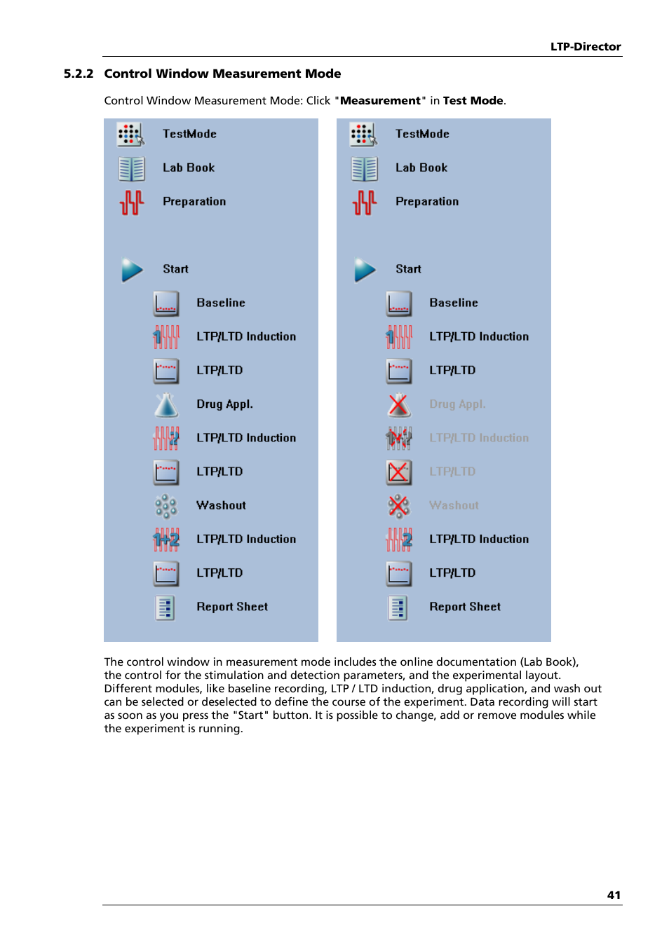 Multichannel Systems LTP-Director Manual User Manual | Page 45 / 89
