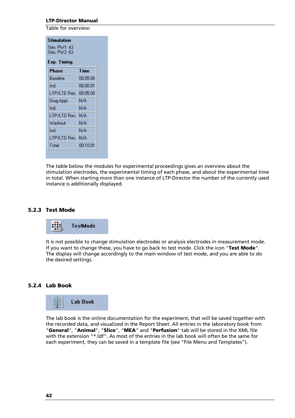 Multichannel Systems LTP-Director Manual User Manual | Page 46 / 89