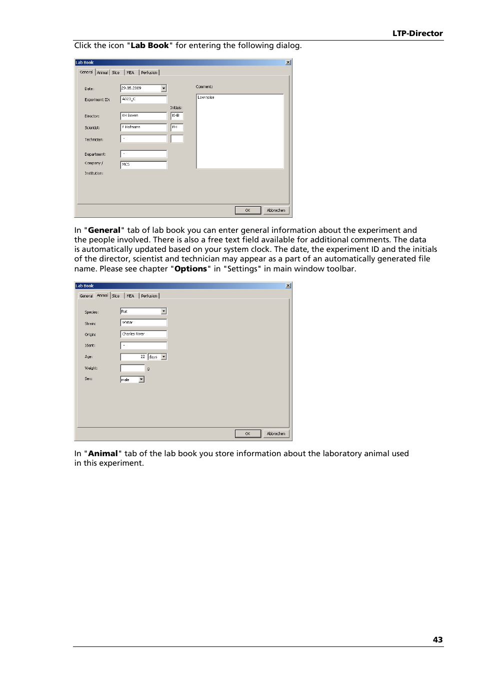 Multichannel Systems LTP-Director Manual User Manual | Page 47 / 89
