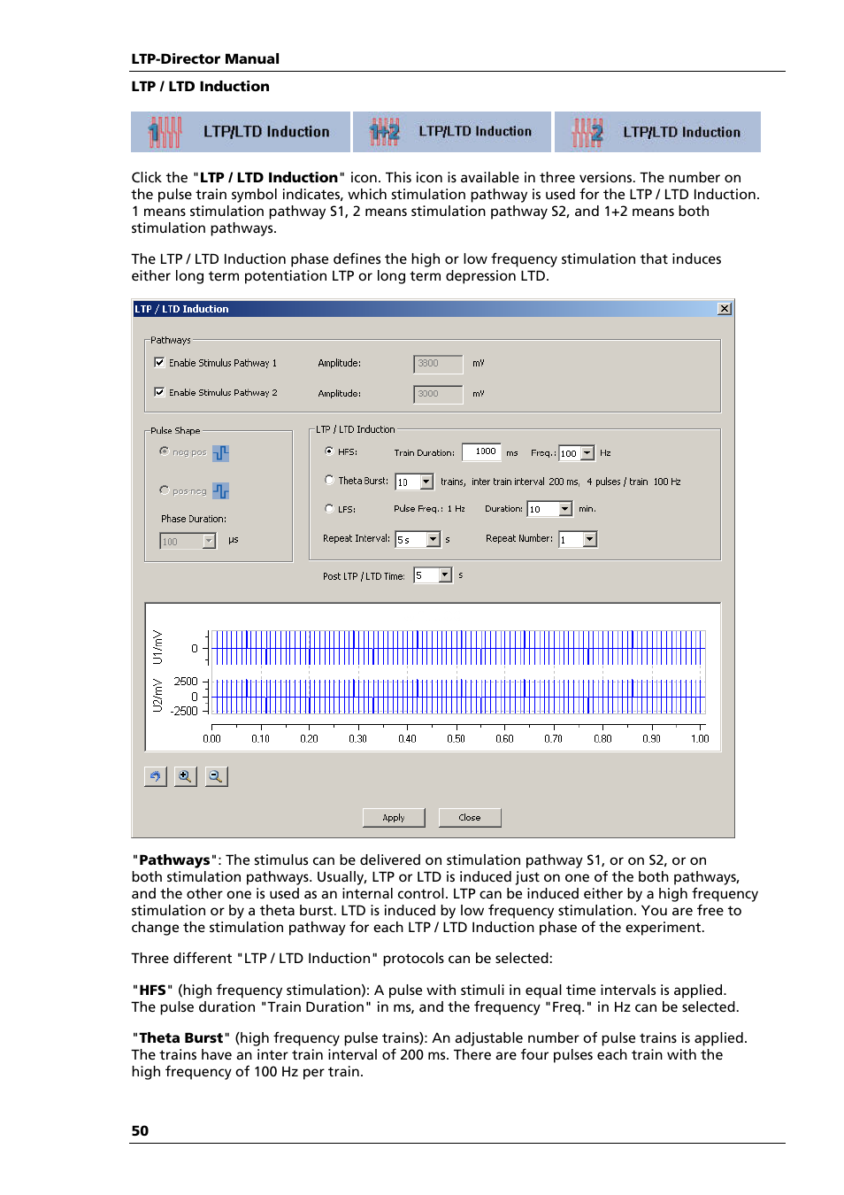 Multichannel Systems LTP-Director Manual User Manual | Page 54 / 89