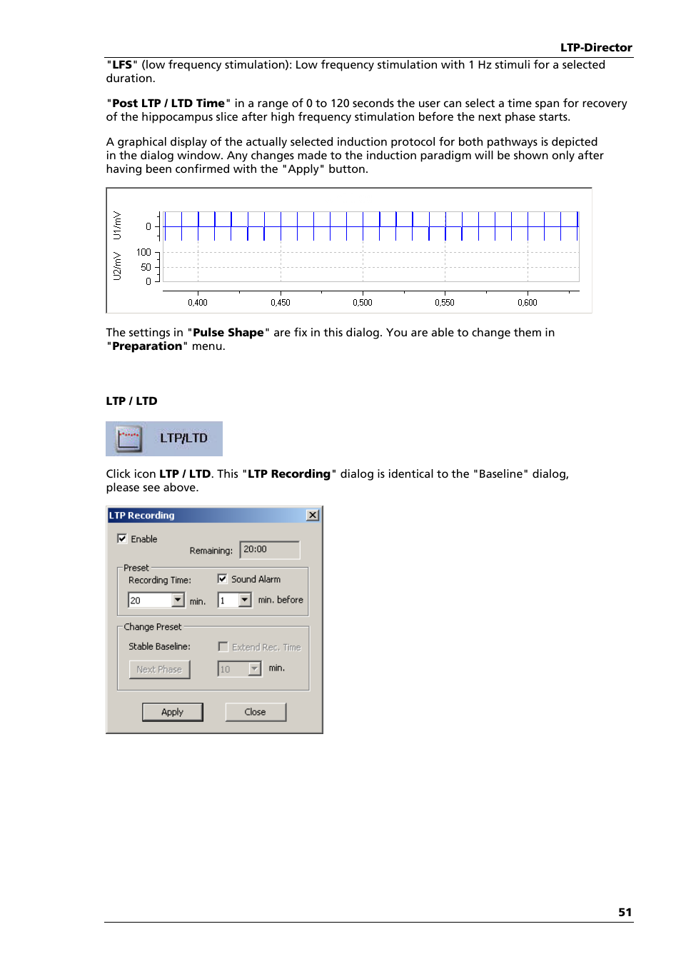 Multichannel Systems LTP-Director Manual User Manual | Page 55 / 89