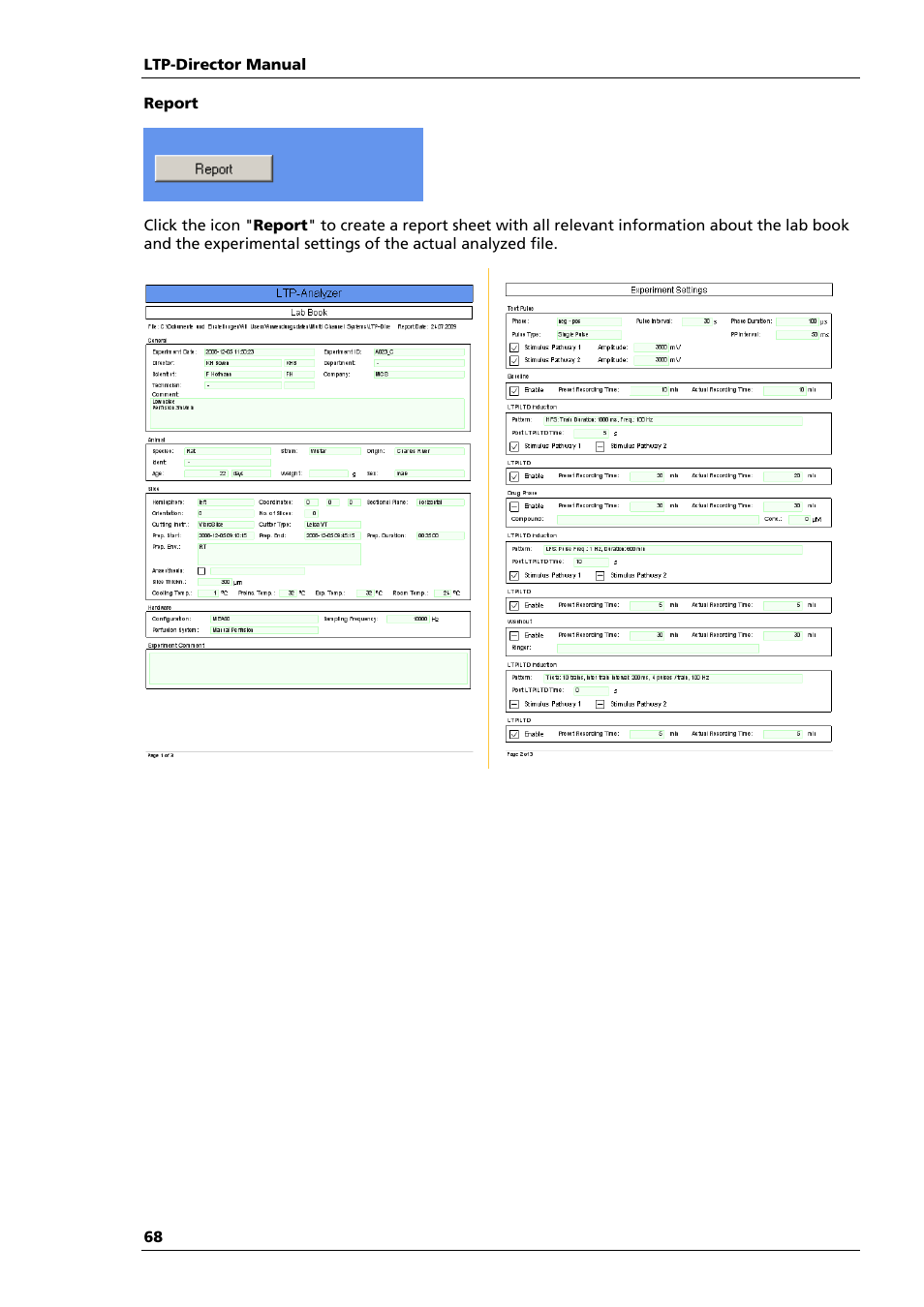 Multichannel Systems LTP-Director Manual User Manual | Page 72 / 89