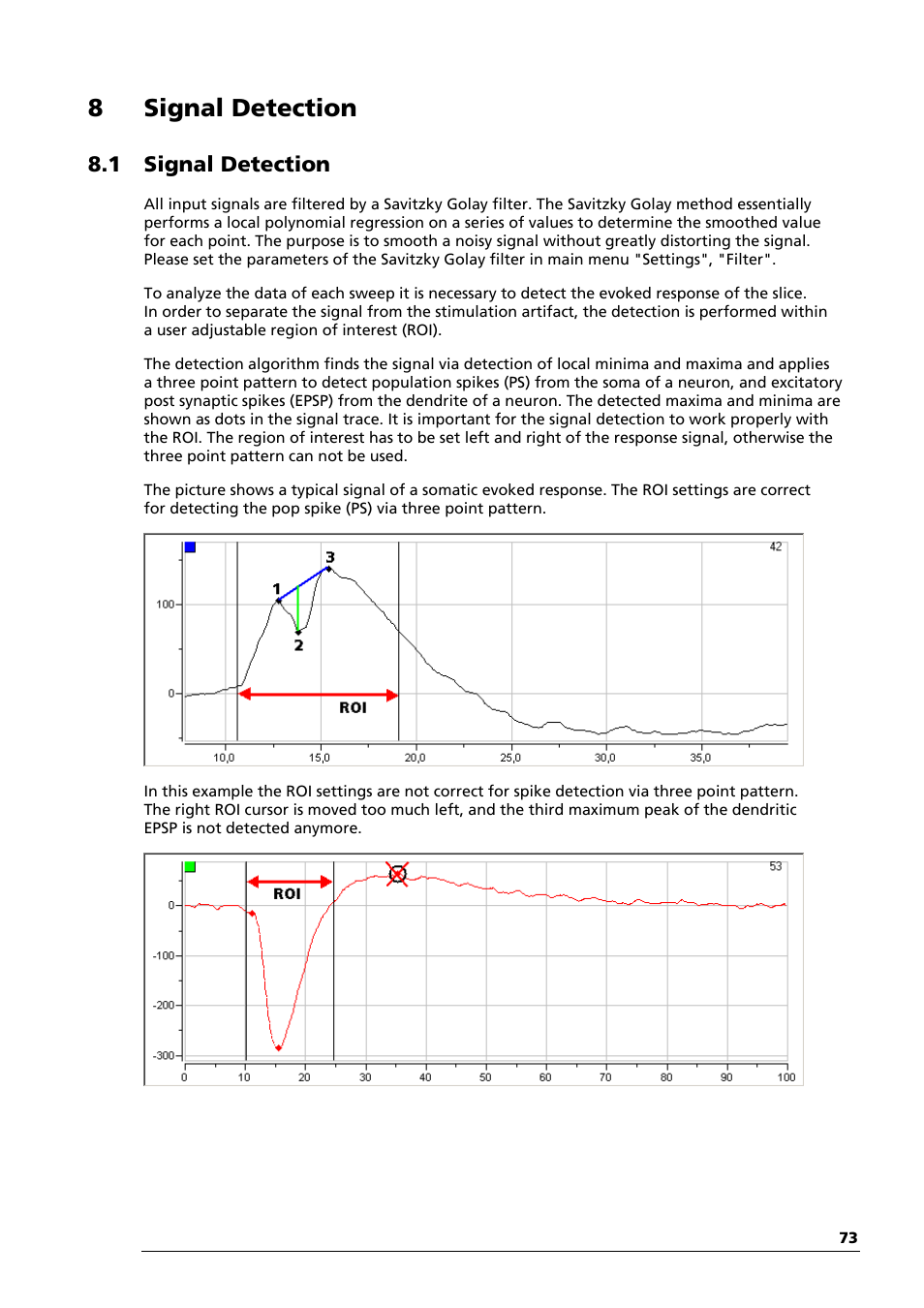 8signal detection | Multichannel Systems LTP-Director Manual User Manual | Page 77 / 89