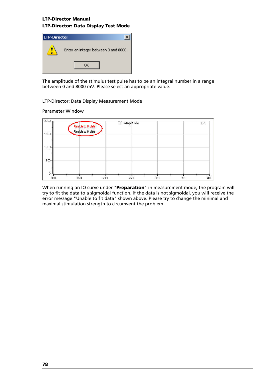 Multichannel Systems LTP-Director Manual User Manual | Page 82 / 89