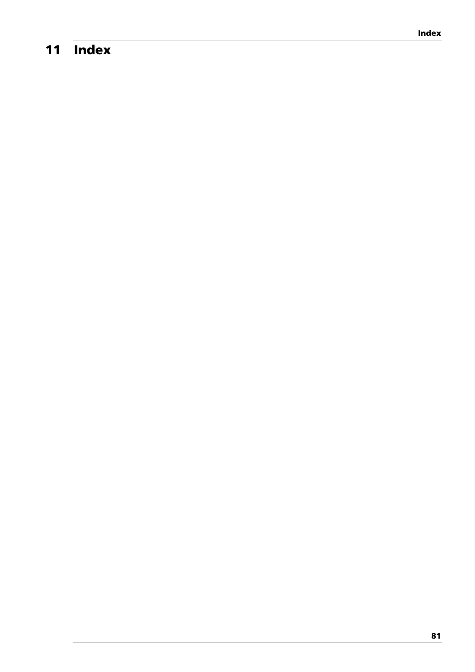 11 index | Multichannel Systems LTP-Director Manual User Manual | Page 85 / 89
