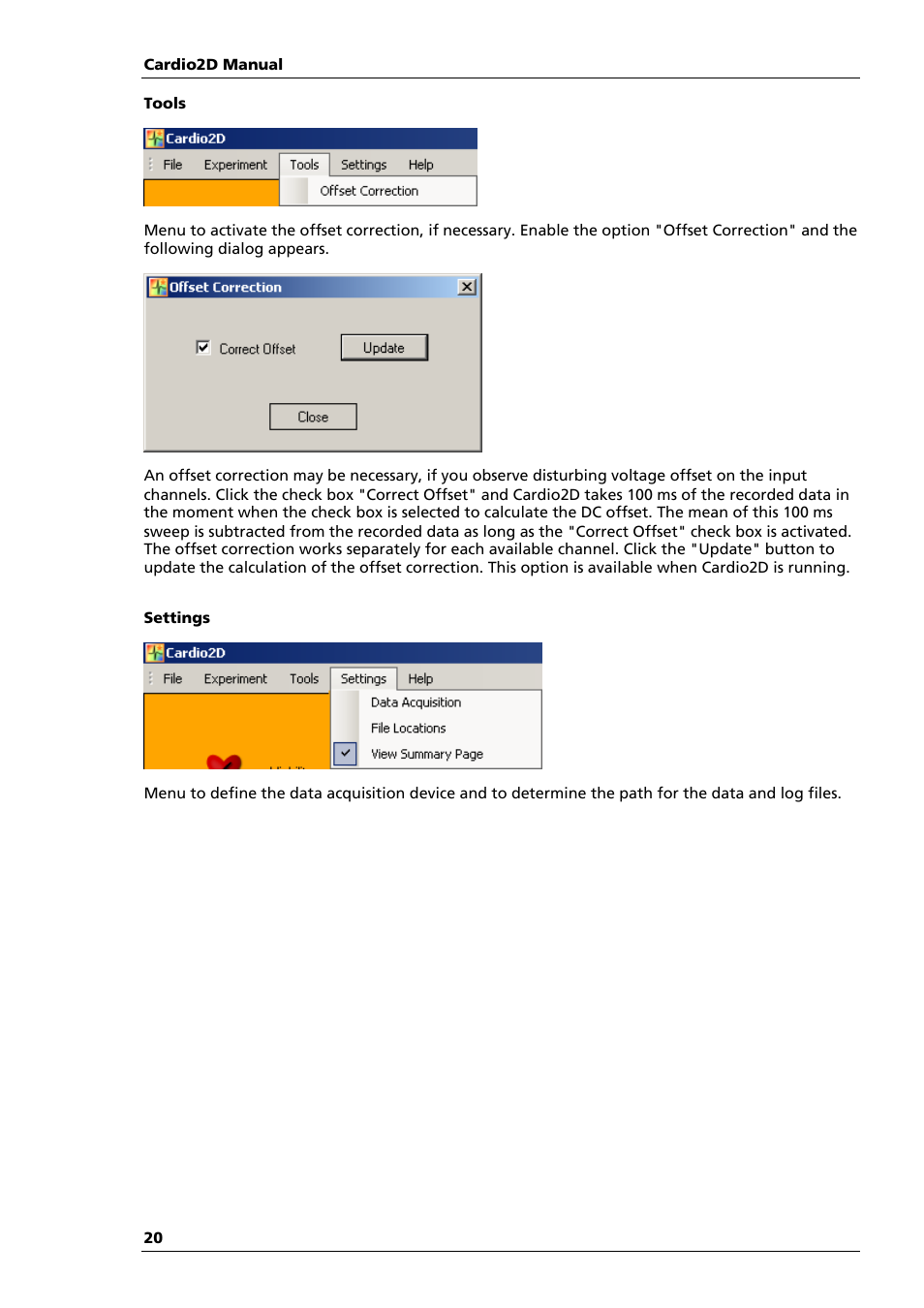 Multichannel Systems Cardio2D Manual User Manual | Page 24 / 123