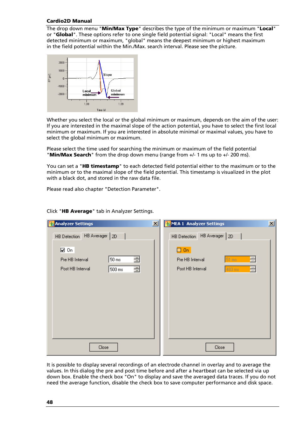 Multichannel Systems Cardio2D Manual User Manual | Page 52 / 123