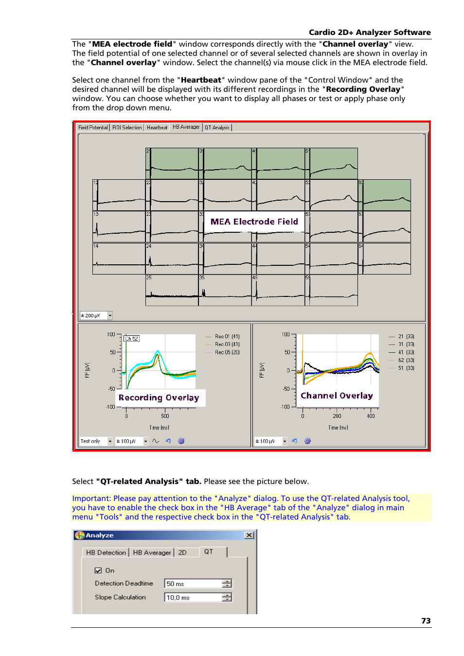 Multichannel Systems Cardio2D Manual User Manual | Page 77 / 123