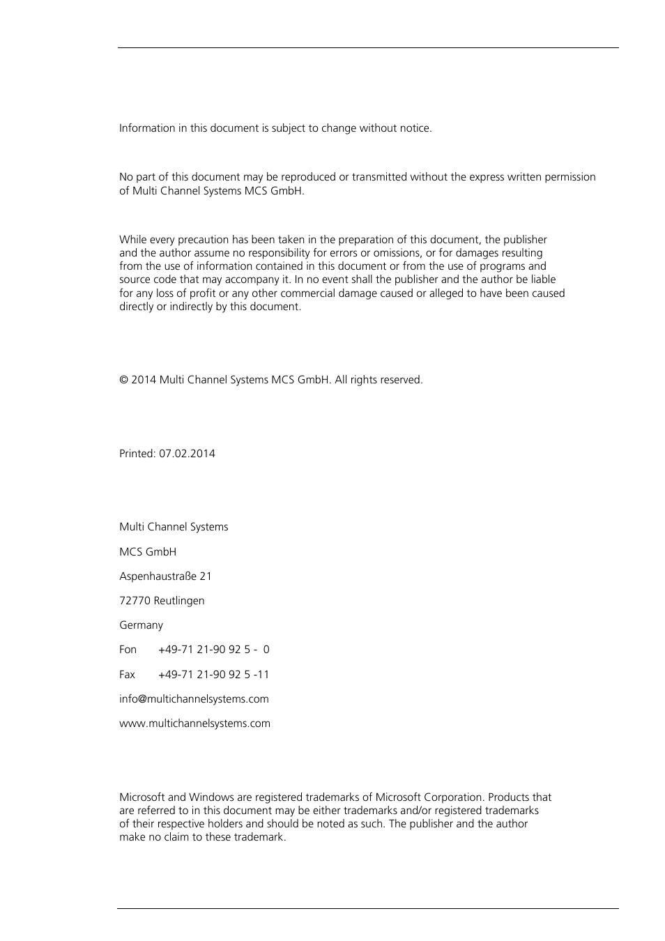Multichannel Systems MPA2I Manual User Manual | Page 3 / 12