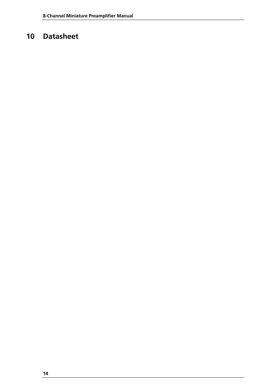 10 datasheet | Multichannel Systems MPA8I Manual User Manual | Page 20 / 22
