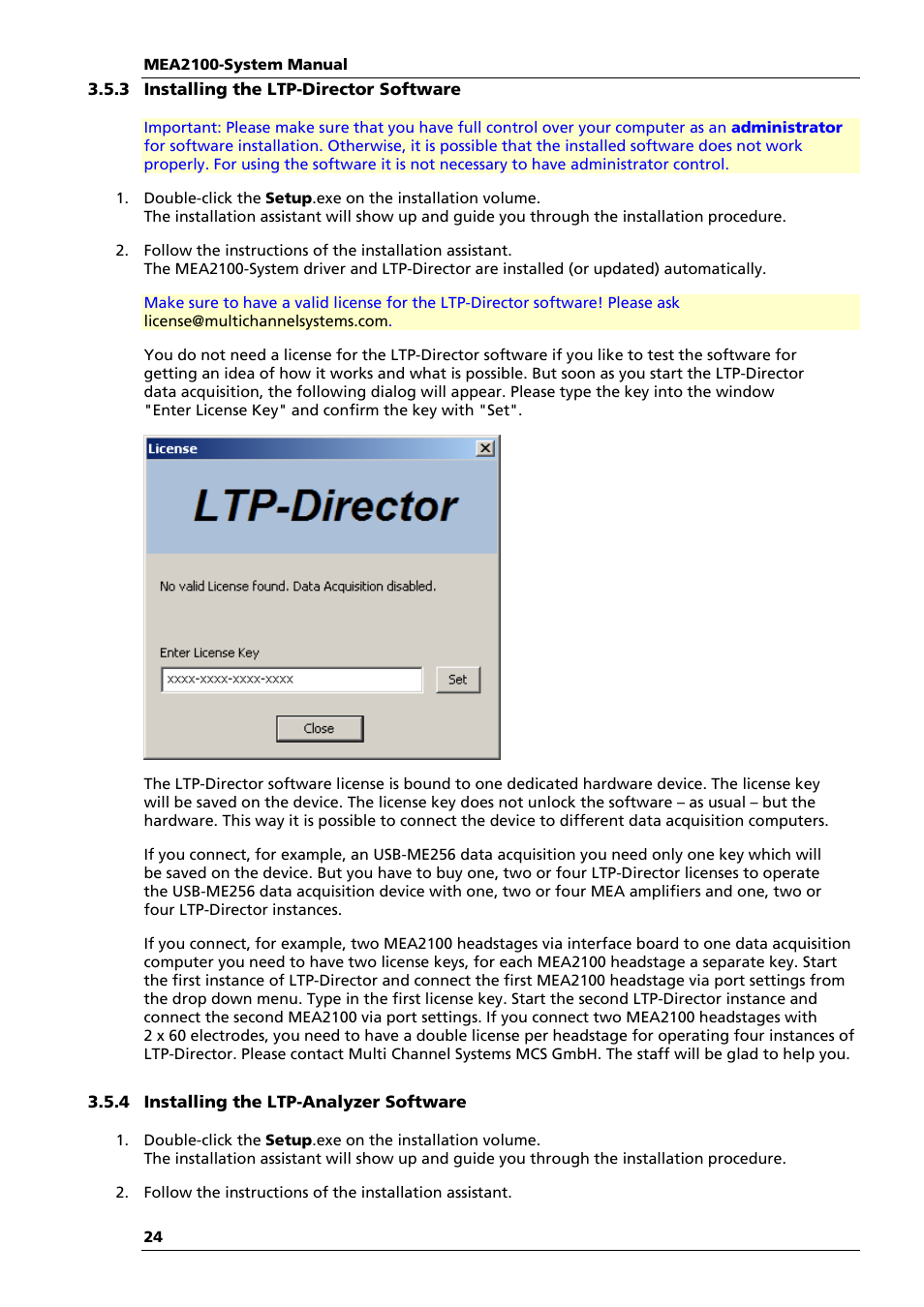 Multichannel Systems MEA2100-System Manual User Manual | Page 28 / 72