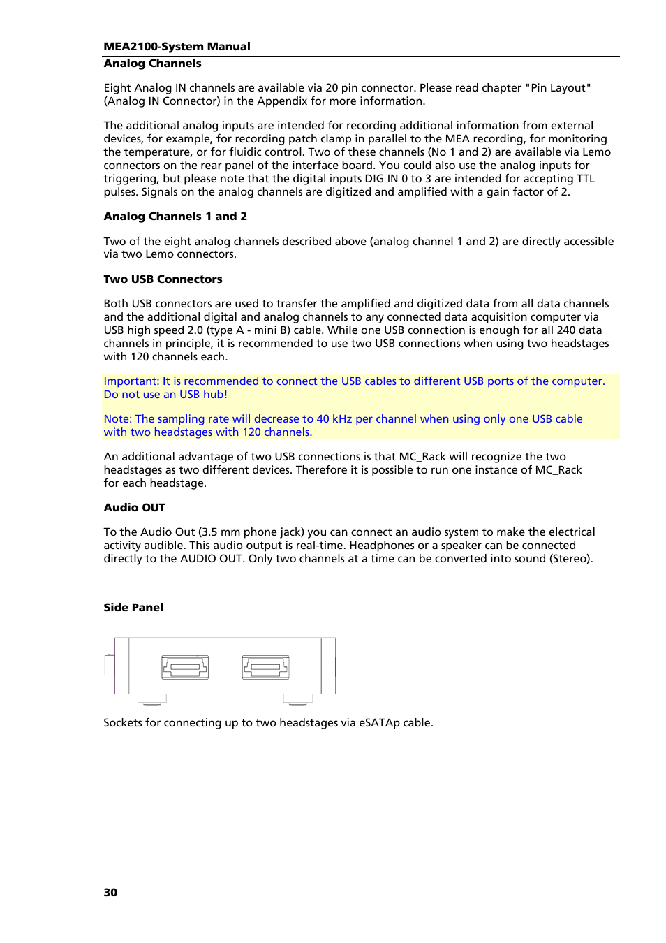 Multichannel Systems MEA2100-System Manual User Manual | Page 34 / 72