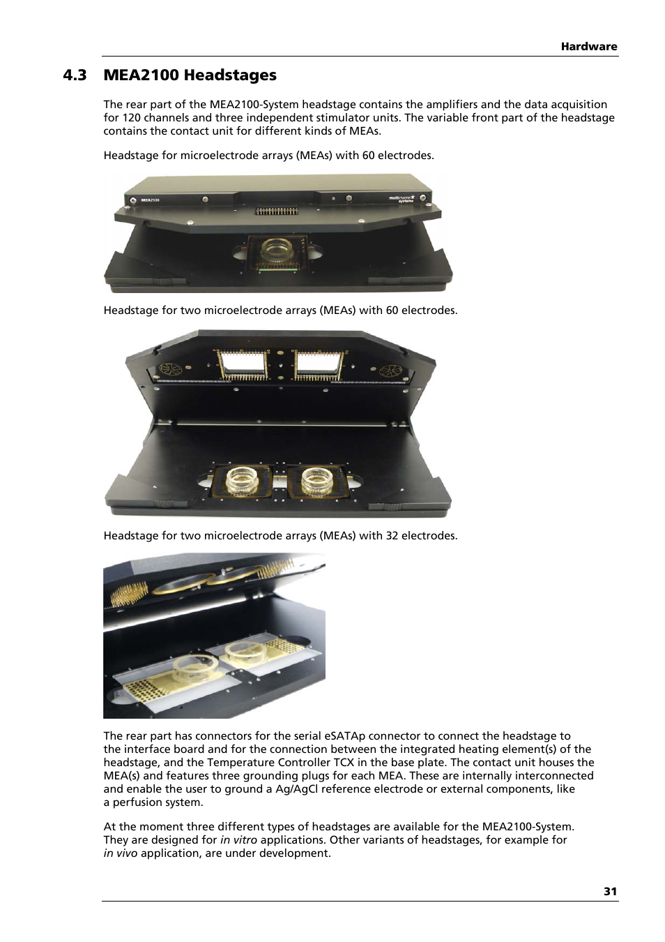 Multichannel Systems MEA2100-System Manual User Manual | Page 35 / 72