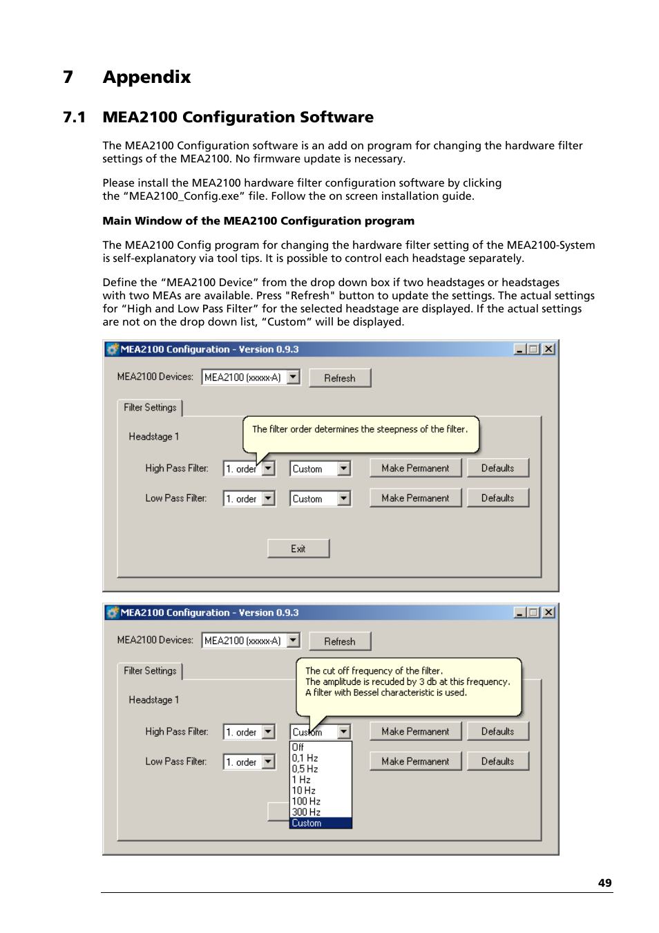 7appendix | Multichannel Systems MEA2100-System Manual User Manual | Page 53 / 72