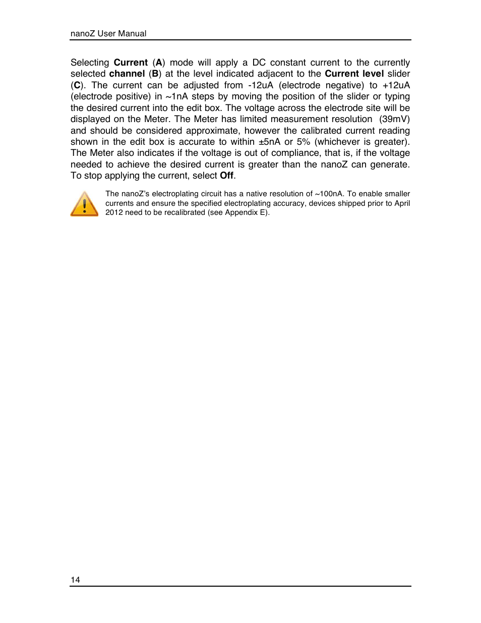 Multichannel Systems nanoZ manual User Manual | Page 18 / 45