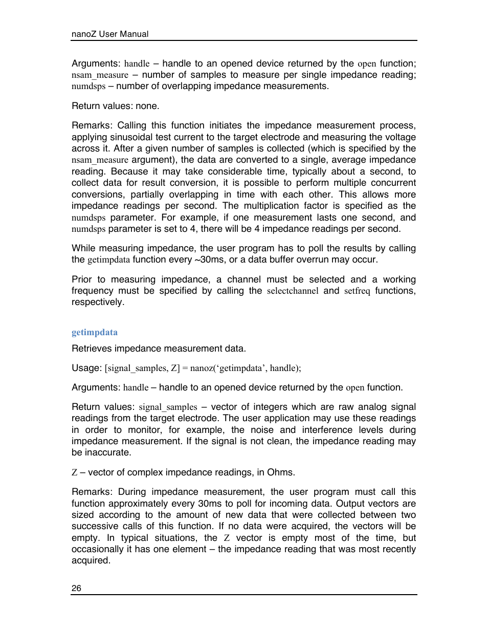 Multichannel Systems nanoZ manual User Manual | Page 30 / 45